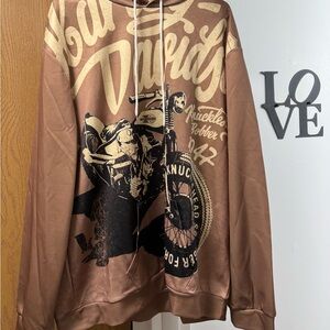 Harley-Davidson Knuckelhead 1947 Motorcycle Pullover Hoodie